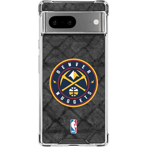 NBA Denver Nuggets Dark Rust Google Pixel 7a Clear Case